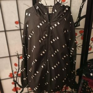 Black PINK Logo Windbreaker Jacket XS/S